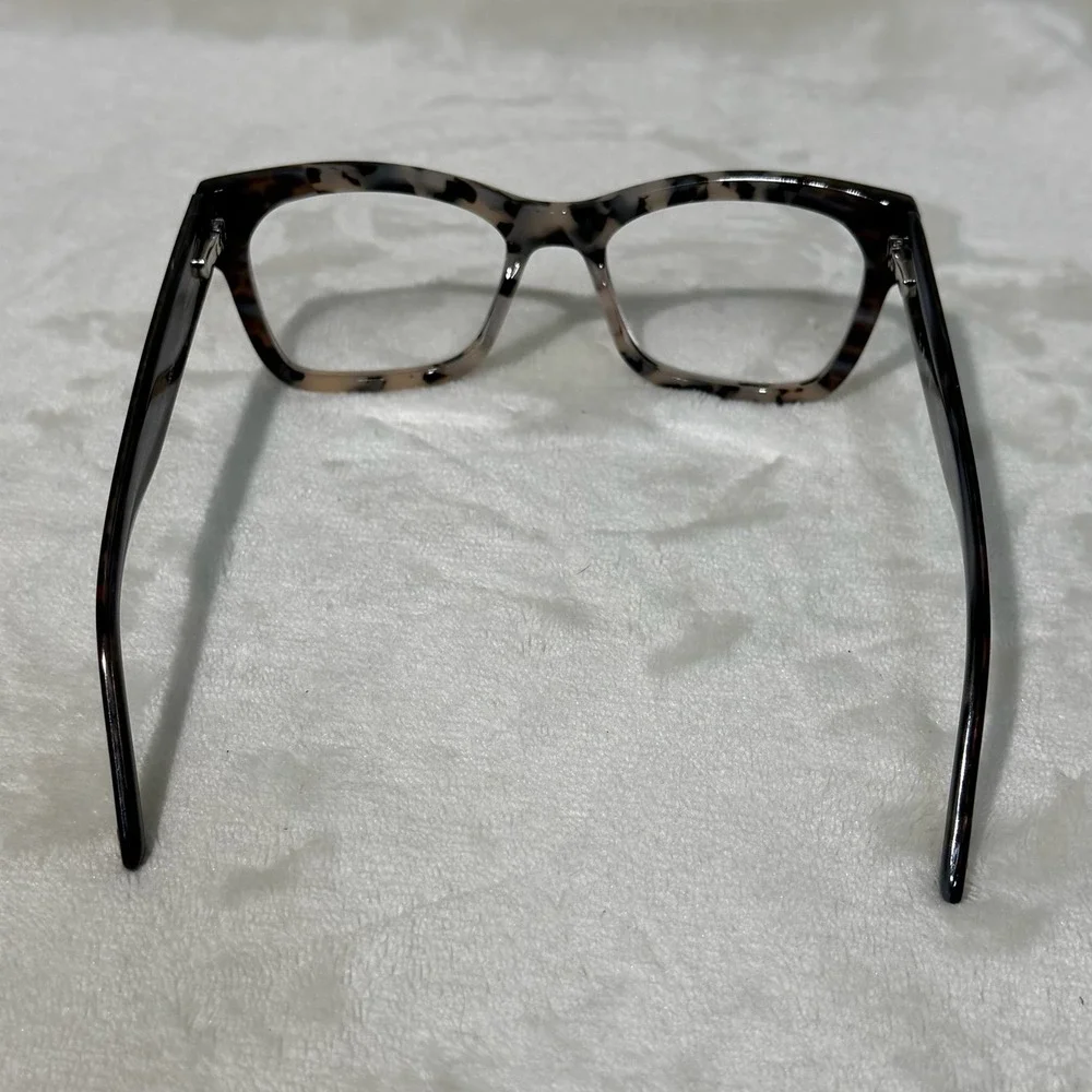 L.A.M.B. Eyeglasses Frames Ivory Tortoise As Is Glasses Prescription Left In
